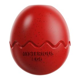 Large Dog Toy Dinosaur Eggs Fillable Slow Feeder Chew Interactive Toy Release Anxiety French Bulldog Labrador Pet Teeth Cleaning - Red - China