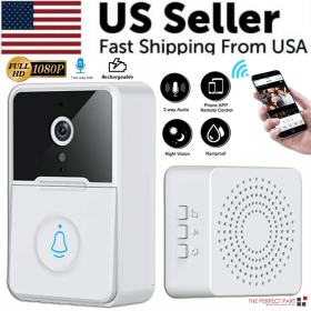 Wireless Security Smart WiFi Doorbell Intercom Video Camera Door Ring Bell Chime - Default Title