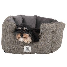 DGS Pet Products Chill Kuzzi FIR Round Bed Small Grey 23" x 23" x 12" - Grey - Small
