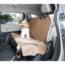 DGS Pet Products Dirty Dog 3-in-1 Car Seat Cover and Hammock Black 54" x 61" x 2" - Tan