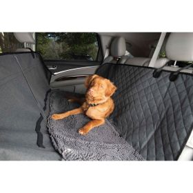 DGS Pet Products Dirty Dog 3-in-1 Car Seat Cover and Hammock Black 54" x 61" x 2" - Cool Grey