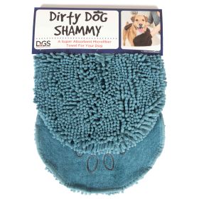 DGS Pet Products Dirty Dog Shammy Towel Brown 13" x 31" x 0.5" - Pacific Blue