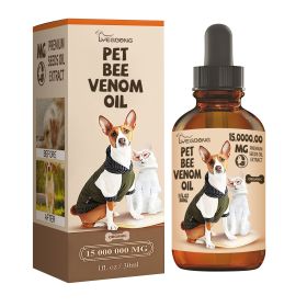 Yegbong Pet Bee Venom Oil, Joint Care For Cats And Dogs s Joint For Pets Pet Care Water - 1pc