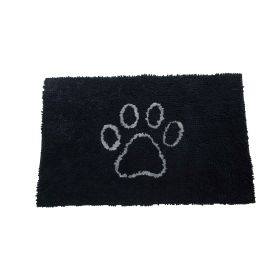 DGS Pet Products Dirty Dog Door Mat Small Brown 23" x 16" x 2" - Black Hue - Large