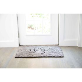 DGS Pet Products Dirty Dog Door Mat Small Brown 23" x 16" x 2" - Grey - Large