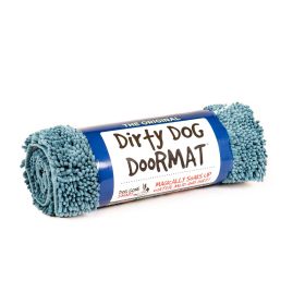 DGS Pet Products Dirty Dog Door Mat Small Brown 23" x 16" x 2" - Pacific Blue - Large