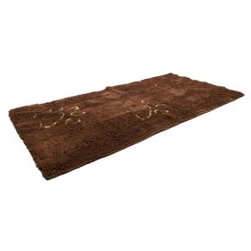 DGS Pet Products Dirty Dog Doormat Runner Almond 60" x 30" x 2" - Mocha Brown