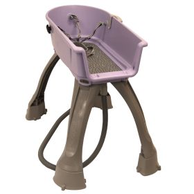 Booster Bath Elevated Dog Bath and Grooming Center Medium Teal 33" x 16.75" x 10" - Lilac - Medium