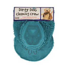 DGS Pet Products Dirty Dog Cleaning Crew Brown 13" x 31" x 1" - Pacific Blue