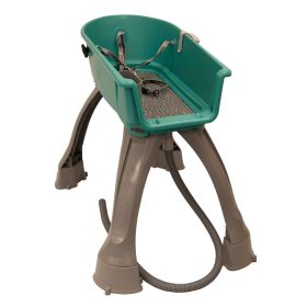 Booster Bath Elevated Dog Bath and Grooming Center Medium Teal 33" x 16.75" x 10" - Teal - Medium