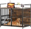 Dog Crate Furniture-Style Cages for Large Dogs Indoor Heavy Duty Super Sturdy 41" - as Pic