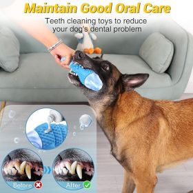 WinTour Tough Dog Toys for Aggressive Chewers Dog - Blue