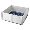 VEVOR Dog Whelping Box 48 x 48 x 18.1in PVC with Rails Pee Pad for Dogs Puppies - Large Dog L - Main Component