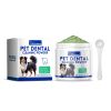 Yegbong Dog Dental Cleaning Powder Gentle Cleaning of Plaque and Stains, Freshening Breath Dental Powder - 1box