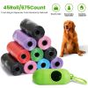 45 Rolls 675 Count Dog Waste Bags Disposable Dog Poop Bags with Dispenser Leakproof Unscented - AS PIC