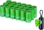 Poop Bags for Dog Waste with Dispenser18 Pack - GREEN