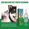 Yegbong Pet Tooth Deodorizer Spray, Cats And Dogs Universal Mouth Cleaning Breath Freshening Spray - 1pc