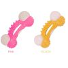 Dog Toys Dog Chew Toy Durable for Aggressive Chewers Teeth Cleaning, Safe Bite Resistant - pink