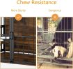 Dog Crate Furniture-Style Cages for Large Dogs Indoor Heavy Duty Super Sturdy 41" - as Pic