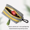 Outdoor Pet Waste Bag Dog Poop Collection Bag - Grey Yellow - Pet Waste Bag