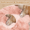 Large Dog Bed 67x43x8 Inches - Super Soft, Machine Washable & Portable With Handles, Non-Slip Bottom For Safety - Pink