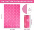 Dog Poo Bags Corn Starch Blended  Extra Thick Strong - PINK