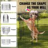 Dog Playpen 8 Panels Foldable Metal Dog Exercise Pen with Pad Cover 30"H - 30 x 24 in - Mat with Top Cover