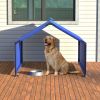 Dog Shade Shelter Outdoor Tent for Small Medium Dogs, Waterproof Sun Protection Pet House for Dogs, Small Animals and Livestock, Blue - as Pic