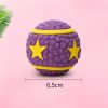 Squeaky Football Branch, Fetch and Play - Latex Rubber Dog Toy Balls, Play Chew Fetch Interactive Ball Puppies - purple