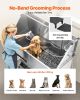 62 Inch Dog Grooming Bath Tub Stainless Steel w Stairs Water Filter Left - 62 inch/Stairs/Left
