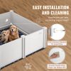 VEVOR Dog Whelping Box 48 x 48 x 18.1in PVC with Rails Pee Pad for Dogs Puppies - Large Dog L - Main Component