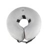 Soft Dog Cone Collar for After Surgery - Inflatable Dog Neck Donut Collar - Elizabethan Collar for Dogs Recovery - CQLQ02 GREY - L