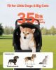 Pet Stroller Foldable 3 Wheels Dog Stroller with Brake up to 35lbs Travel Camp - Medium-3 Wheels