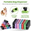 45 Rolls 675 Count Dog Waste Bags Disposable Dog Poop Bags with Dispenser Leakproof Unscented - AS PIC