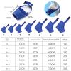 2pcs Dog Mouth Cover Adjustable Anti bite; Anti bark; Anti accidental Eating Dog Mask Pet Supplies Wholesale - blue - 1 # mouth circumference 12cm